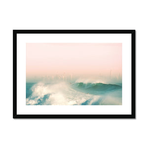 White Horses Framed & Mounted Print