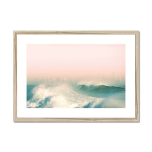 White Horses Framed & Mounted Print