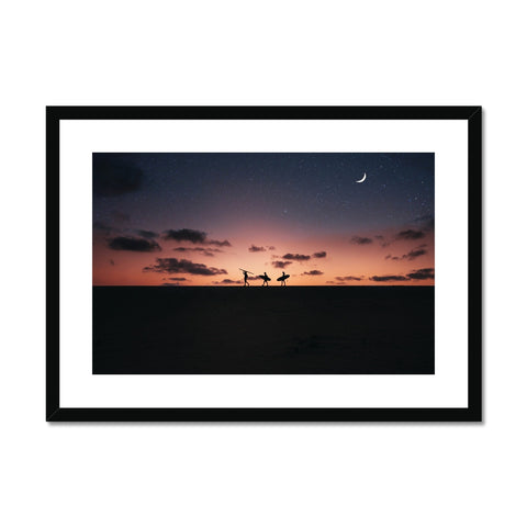 Moon Walkers - Landscape Framed & Mounted Print