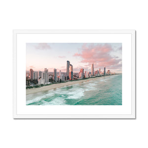 City Of Gold Coast - Landscape Framed & Mounted Print