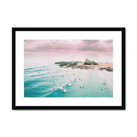Candy Floss Skies Framed & Mounted Print