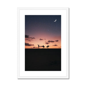 Moon Walkers - Portrait Framed & Mounted Print