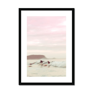 First Morning Wave Framed & Mounted Print