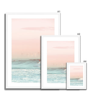 Pastel Skies Framed & Mounted Print