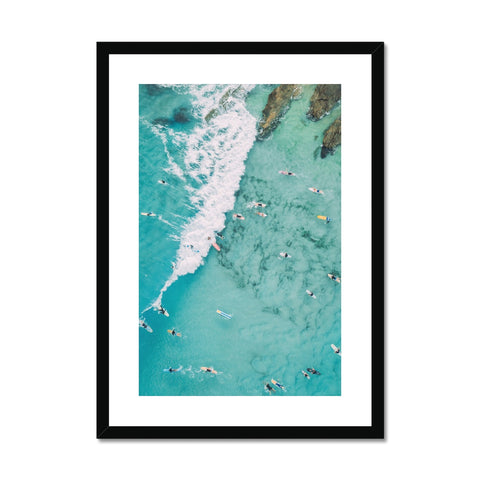 Currumbin From Above Framed & Mounted Print