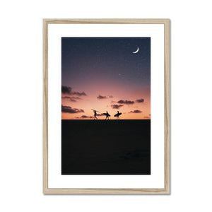 Moon Walkers - Portrait Framed & Mounted Print